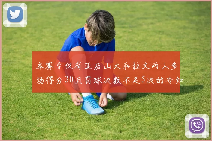 本赛季仅有亚历山大和拉文两人多场得分30且罚球次数不足5次的冷知识