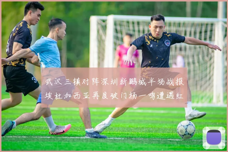 武汉三镇对阵深圳新鹏城半场战报埃杜加西亚再度破门杨一鸣遭遇红牌处罚